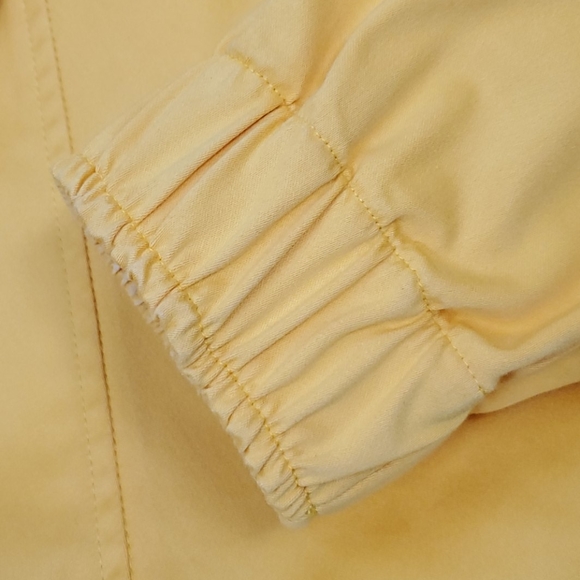 St.John Spot yellow vintage full zipper jacket hoodie women size M P - Picture 8 of 11